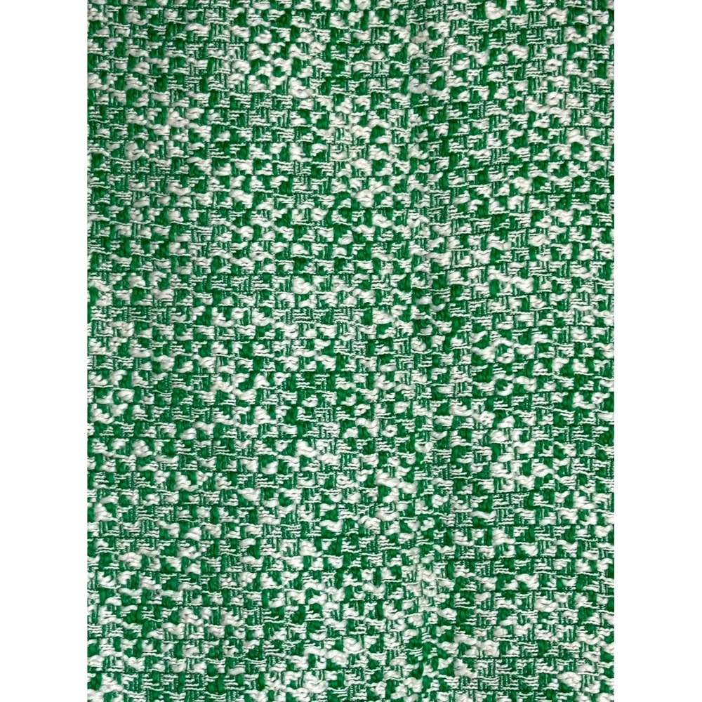 J.Crew No. 2 Pencil Skirt Womens 00 Green Cotton Tweed Back Zip Slit Office Wear - Picture 3 of 8
